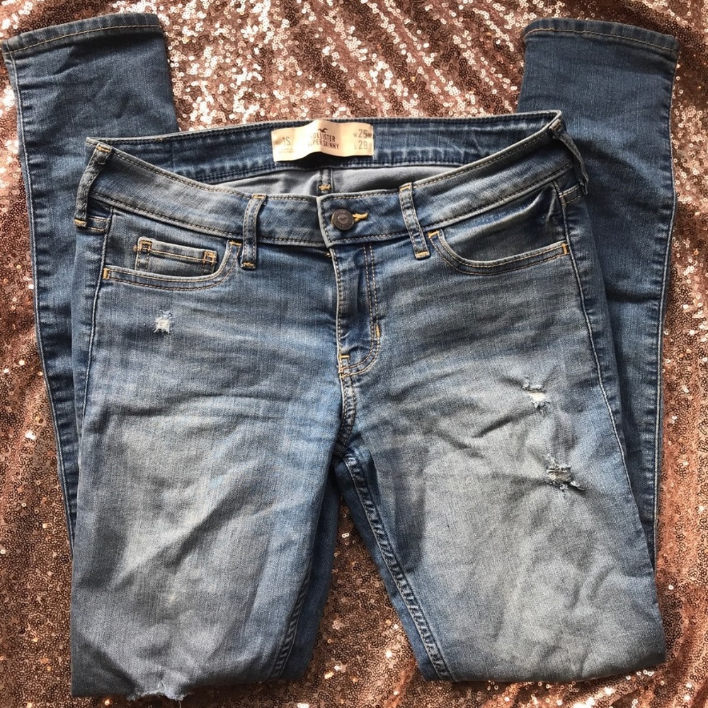 Distressed Hollister Skinny Jeans 1S